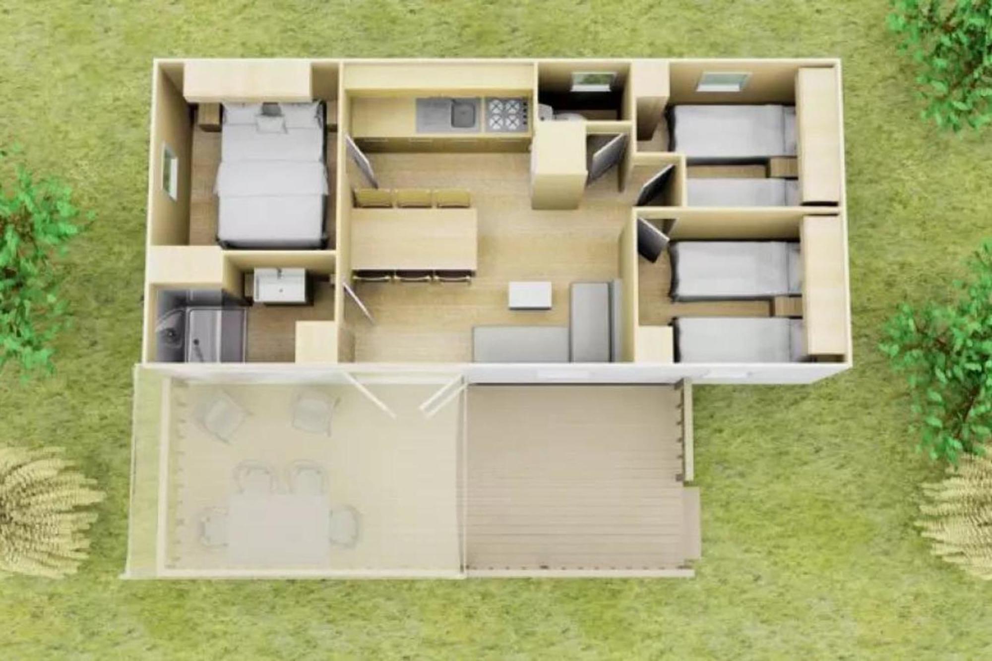 Mobile Home Camping Marvilla Parks Le Petit Mousse M028 Vias Kültér fotó
